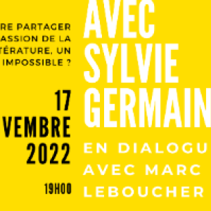 Forum 104 Sylvie Germain 17.11.22