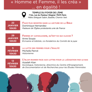 Conférence Anne Soupa Foyer de l'âme