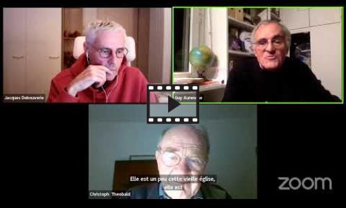 Preview image for the video embed "Synode : Un changement d'époque - Interview de Christoph Theobald par Benoit Hervieu-Léger (CERAS) pour Saint-Merry Hors les Murs".