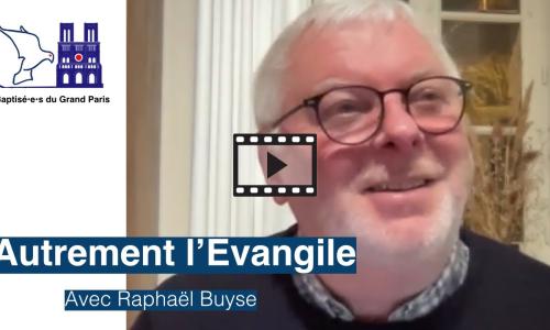 Preview image for the video embed "Un livre une voix - Raphaël Buyse - Autrement L'Evangile"".