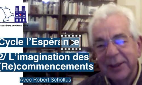 Preview image for the video embed "Robert Scholtus_L'imagination des commencements".